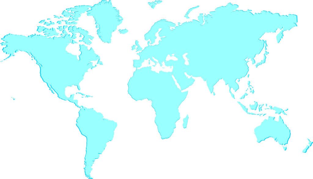 这是西半球人用的地图