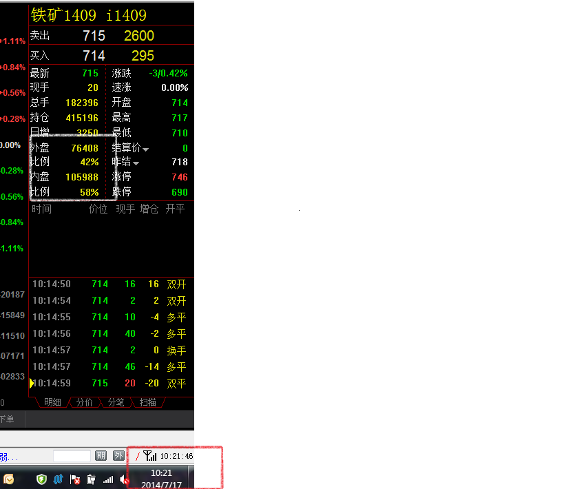 什么同一时刻的文华财经和wind的内外盘数据不