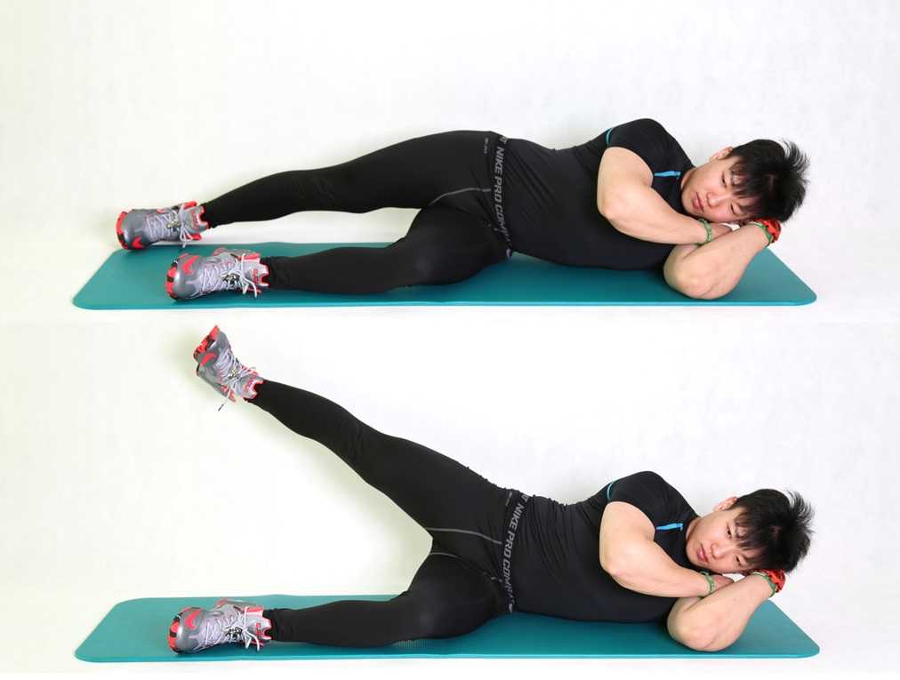 以下是几种臀中肌的训练方式.