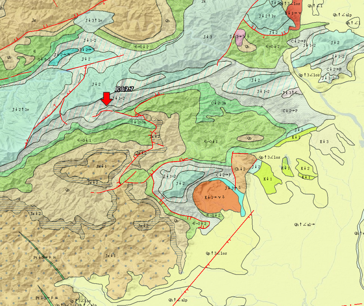 地震监测到的位置为房山区大安山乡,附近并没有活动断裂,距离最近一图片