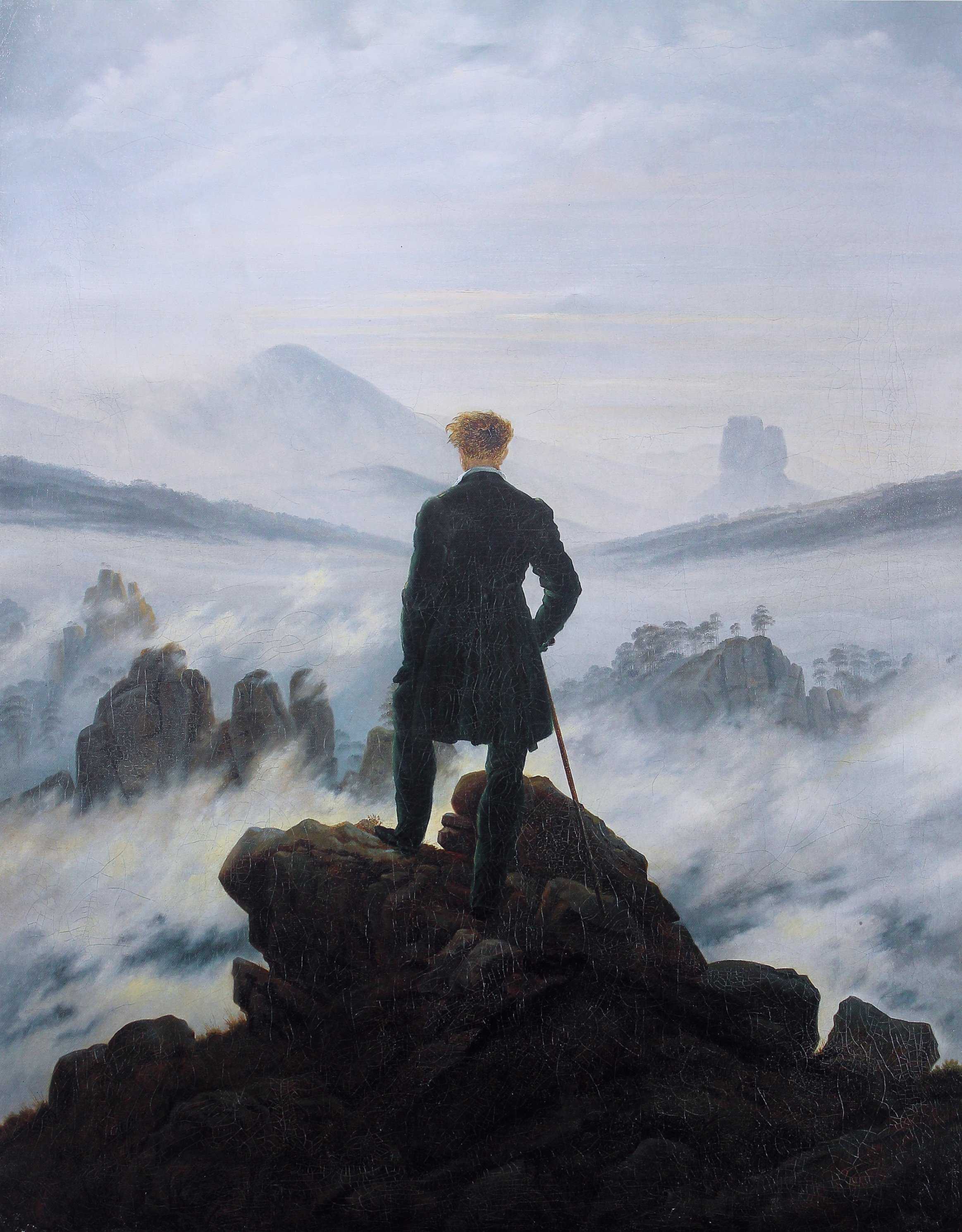 wanderer above the sea of fog ( 雾海上的旅人)