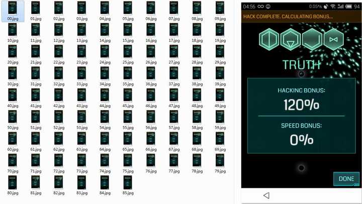 ingress 中,translater (glyph hack) 到黑牌是怎样的