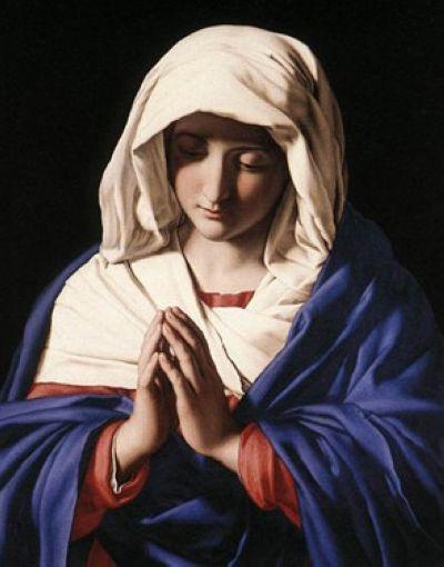 图为圣母玛利亚