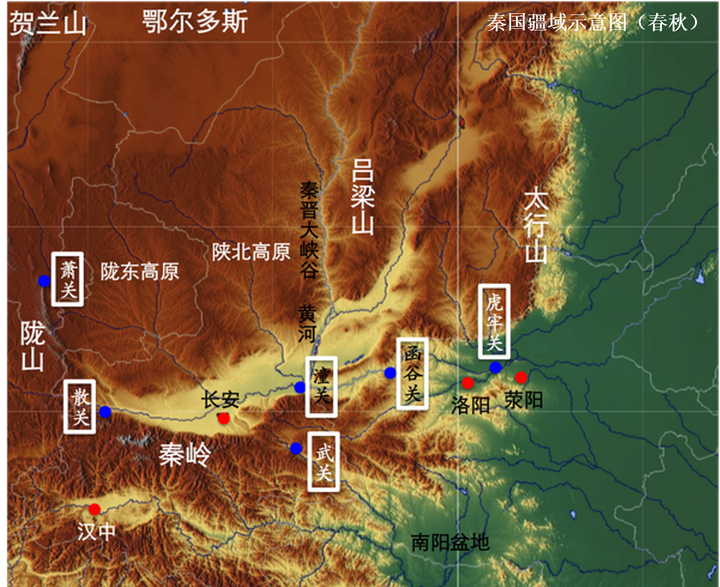 中国古代割据国家地理上的优势对该国的命运有没有影响