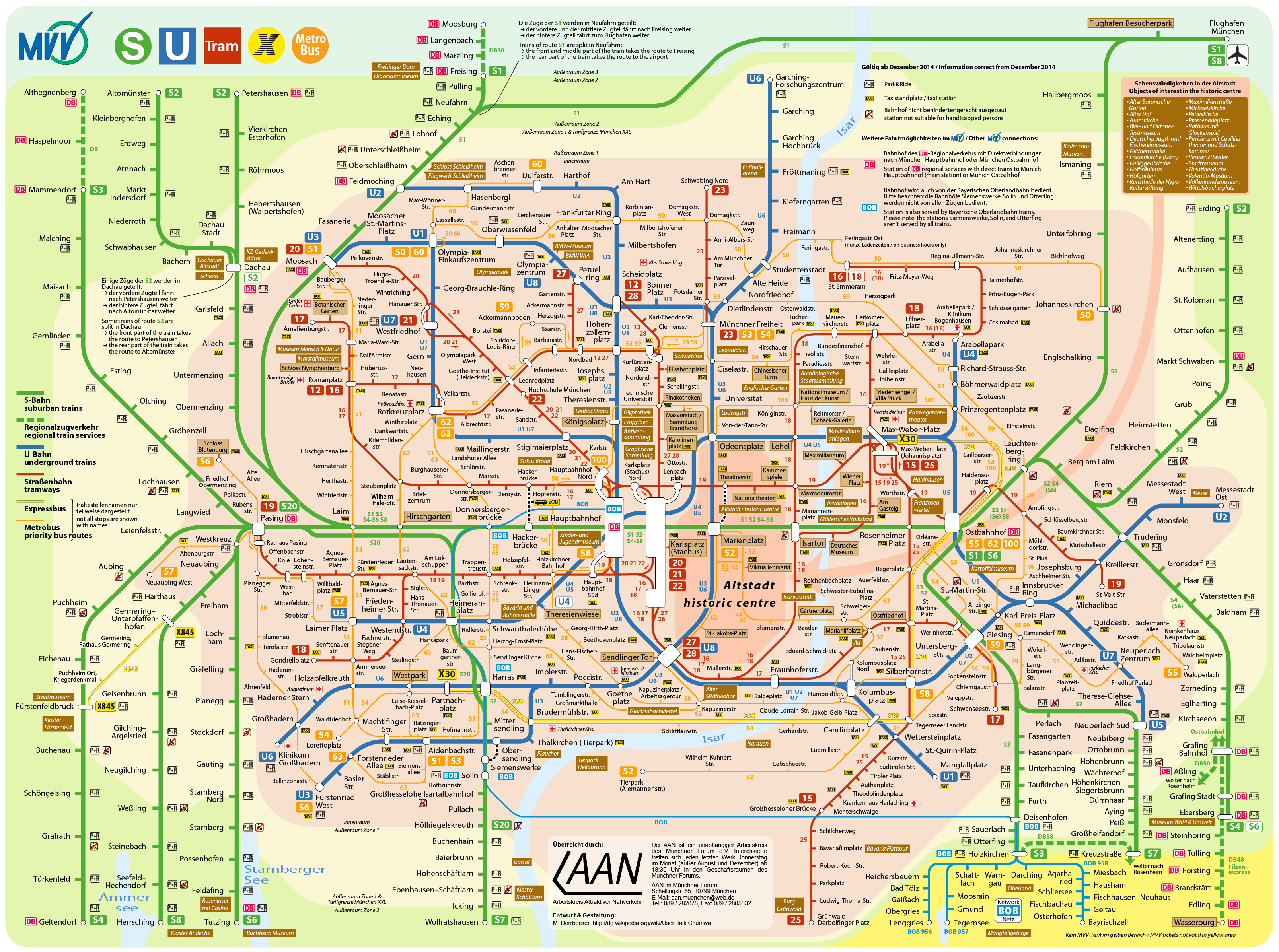 才发现,德国慕尼黑市的公交系统简直就是教科书一般…  显示全部图片