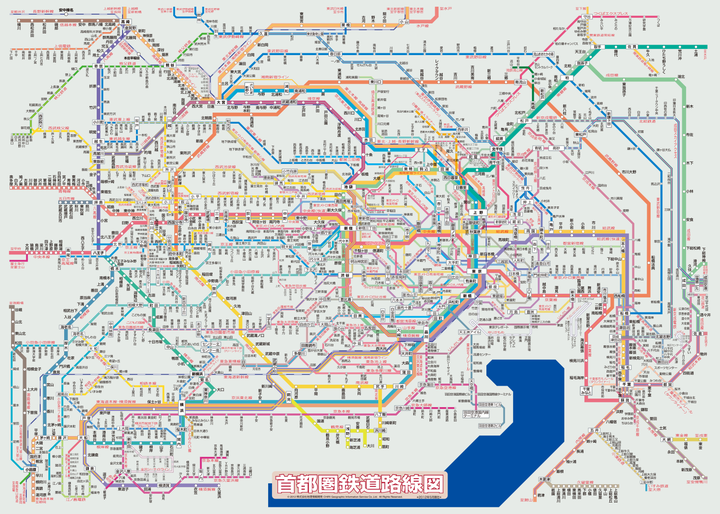 东京地铁线路图为什么比伦敦地铁线路图更复杂?