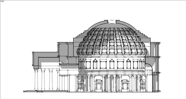 像罗马万神庙这样的顶部敞开式建筑下雨时怎么办