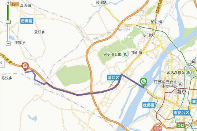 交通: 自驾游路线:应天大街高架→长江隧道→浦口大道→江北大道