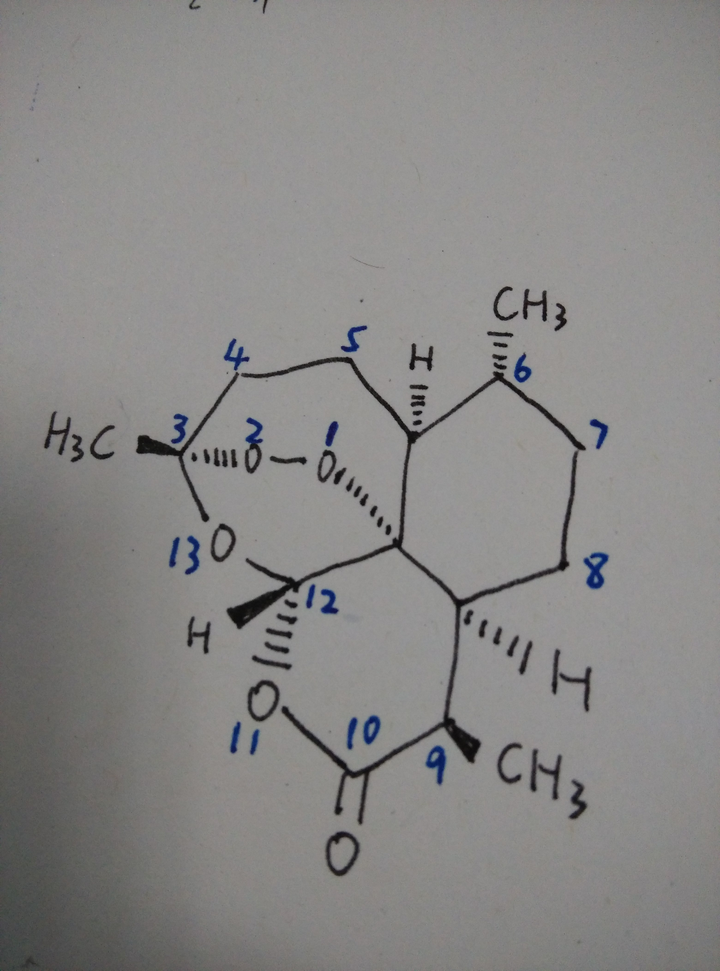 如何解析青蒿素的结构?