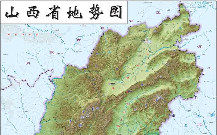 这是山西省北部的地形图,我在上面表出了雁门关,大家可以看看为什么