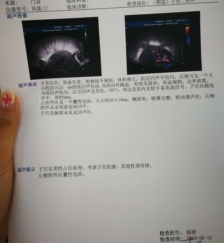 男生请告诉我,如果你的女朋友长了一个子宫肌瘤你还会