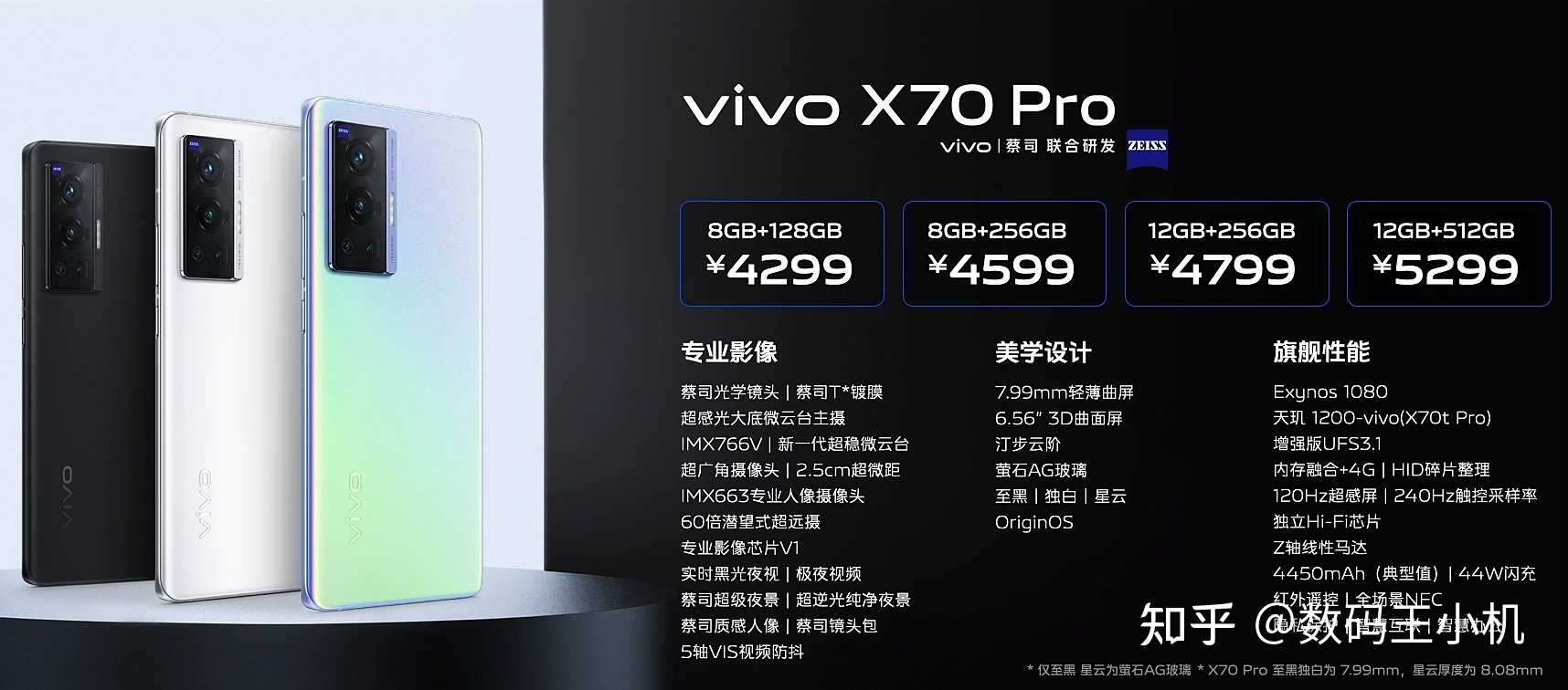 数码王小机 的想法: vivo x70系列售价发布:#vivo x70# #如何