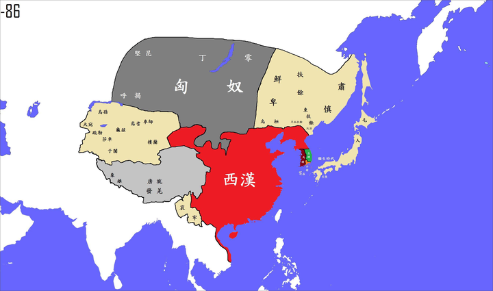 26年后汉朝设立"西域都护府"正式将西域纳入势力范围