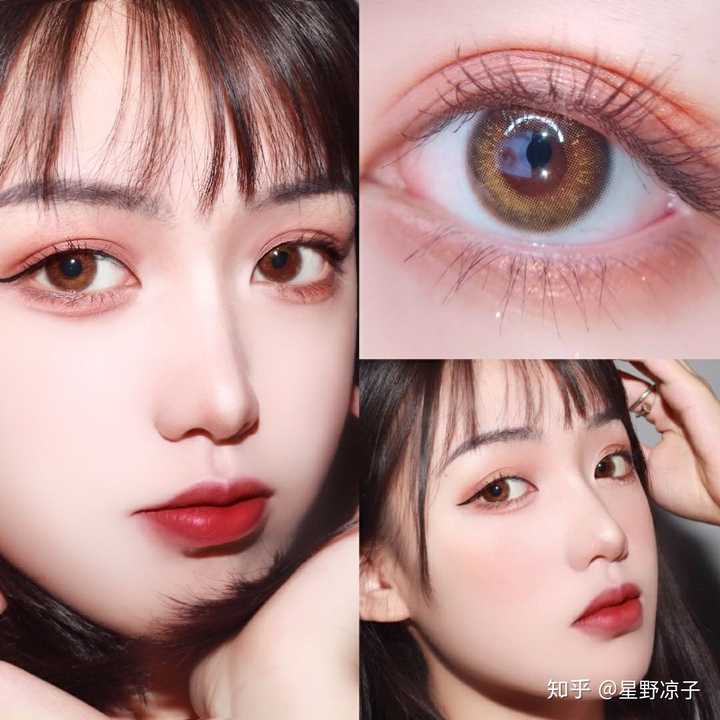 纯黑眼瞳适合戴什么美瞳,我比较喜欢金粉美瞳,但是不够显色?