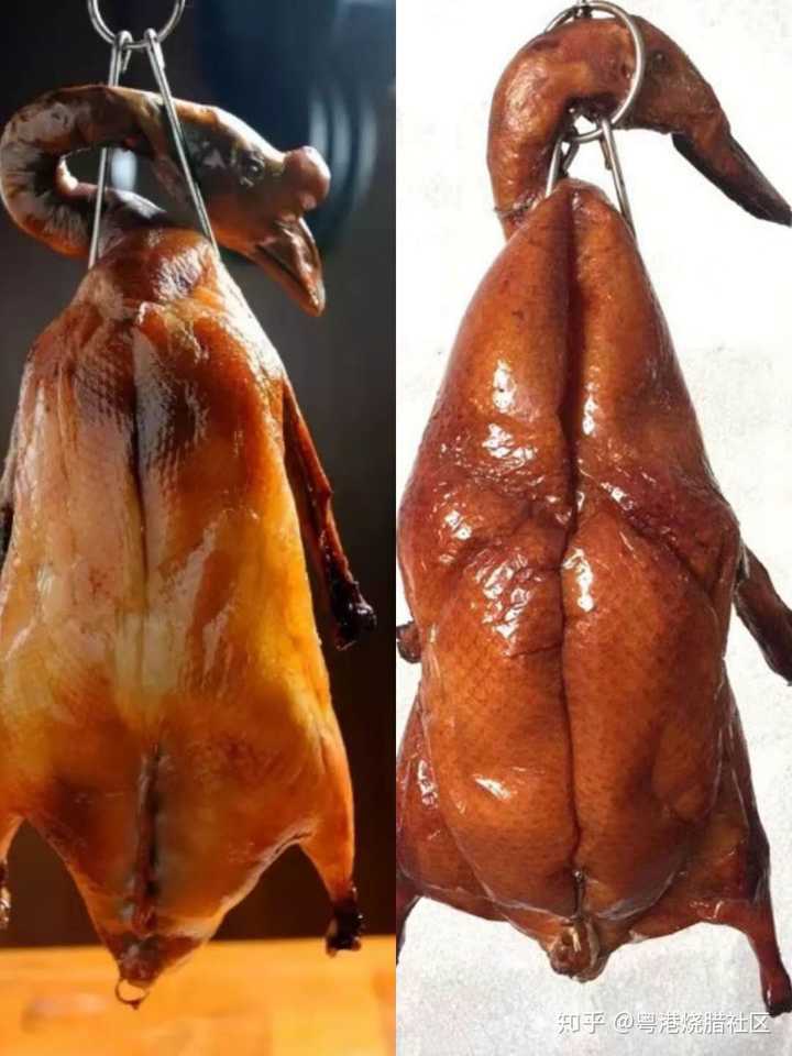 广式烧腊中,烧鹅和烧鸭的区别是什么?