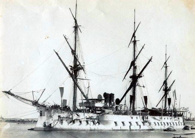 以19世纪80年代中法战争前后的法国远东舰队为例,当时法国远东舰队的