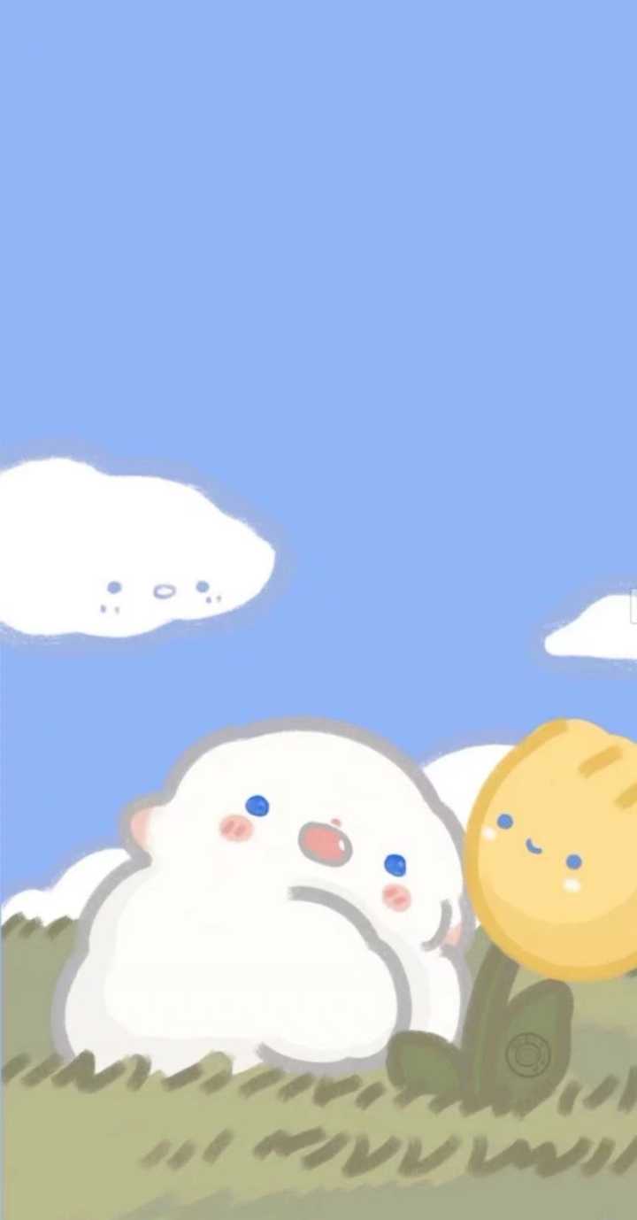 有没有可爱的全面屏壁纸呀?