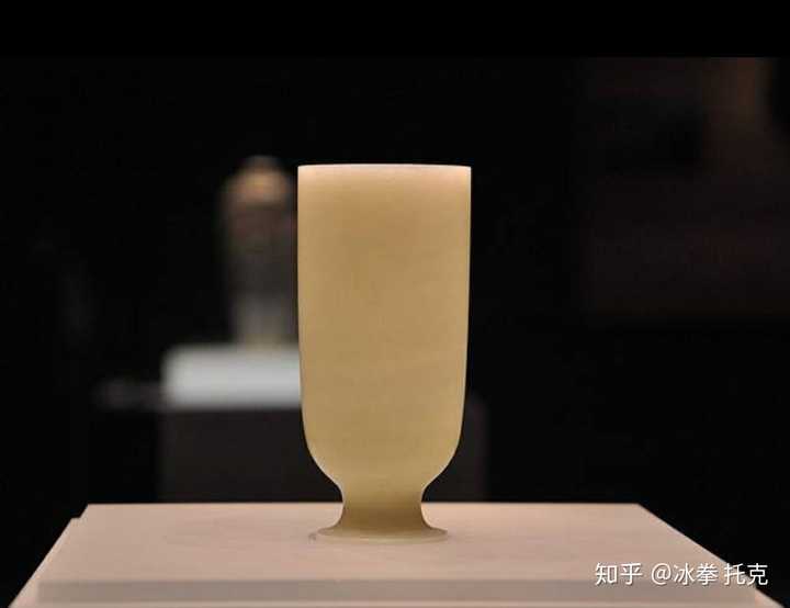 曹魏白玉杯,用料是上等的和田白玉(现藏于洛阳博物馆) 图片来源于网络