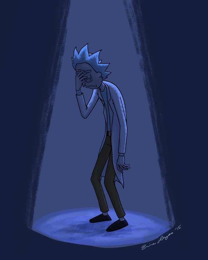 瑞克和莫蒂蓝色角色