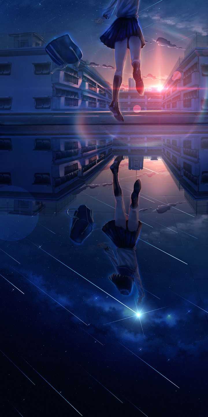 有没有二次元注重光影的场景的手机高清壁纸