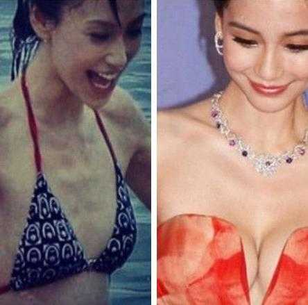 一个月前的baby可是瘦到八字排骨怎么也挤不出胸的程度啊 baby早前