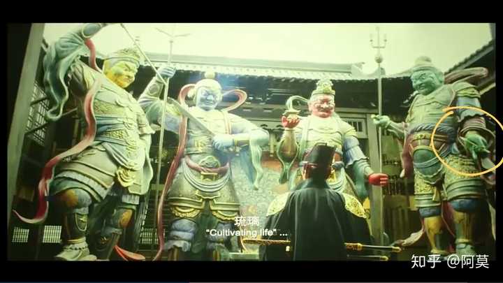 狄仁杰之四大天王是哪四大天王,是四个主演,还是寺庙里的四个雕像?