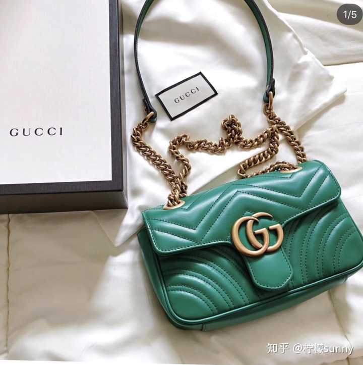 guccimarmont有墨绿色吗