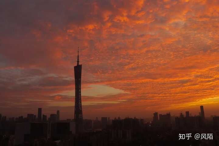 广州日出前夕