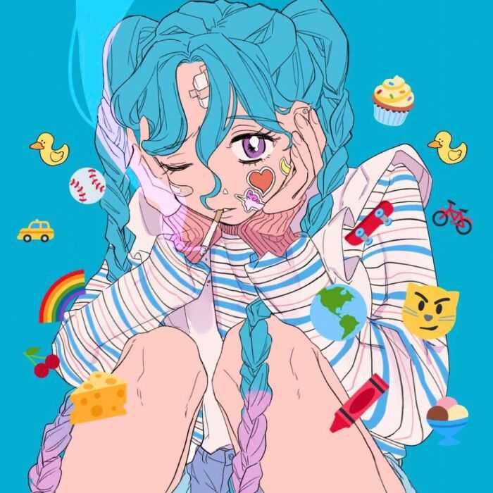 有哪些闪闪亮亮,少女又酷飒的女生头像闺蜜头像?