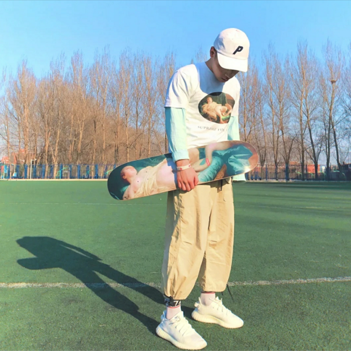 椰子鞋搭配什么裤子衣服好看上图?