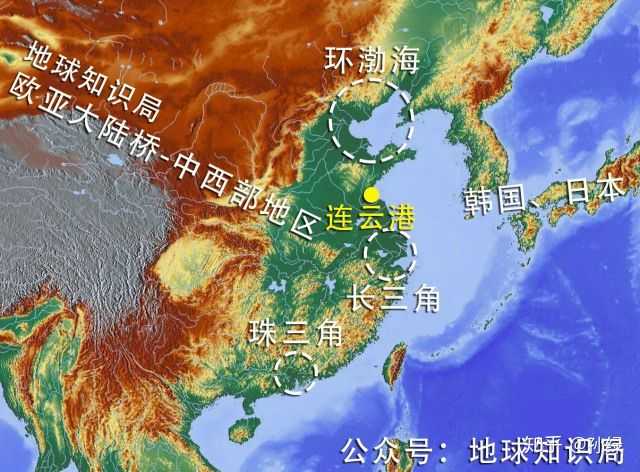 首先提到的一点就是 连云港没有过硬的经济腹地,空有地理位置优势!
