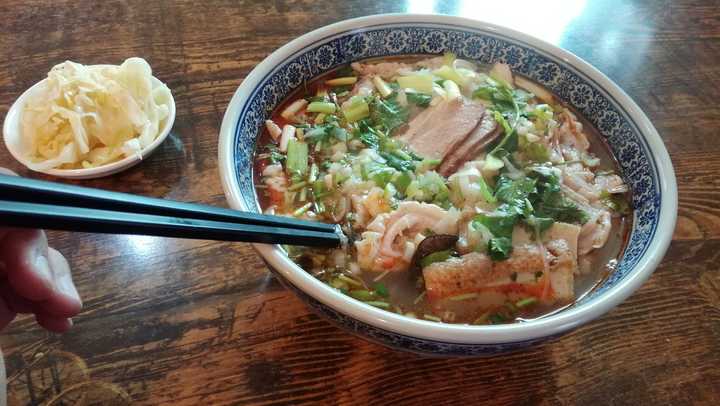 我说一个,葫芦头泡馍.