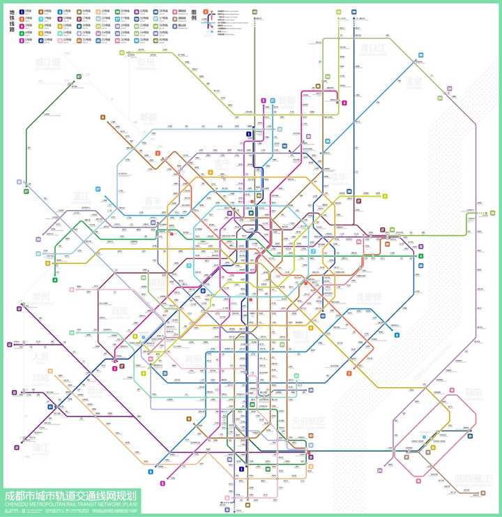 如何评价成都地铁2050规划?