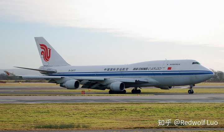 国航货运,boeing 747-400bdsf,注册号b-2477,右舷.