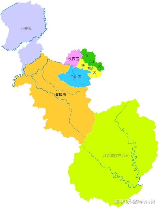 辽宁省有些属县对地级市不是那么太认可,典型代表是鞍山的海城和丹东