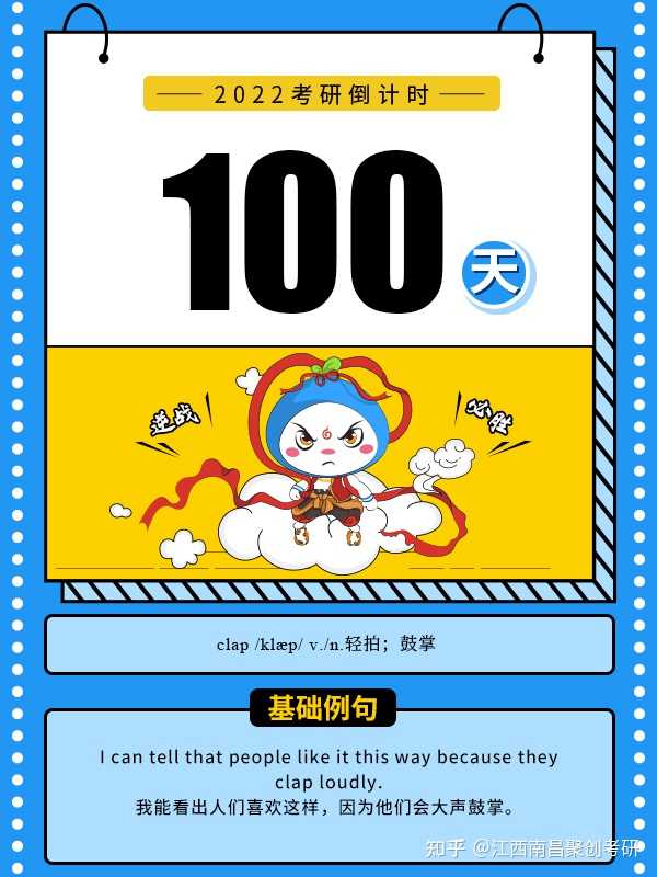 江西南昌聚创考研 的想法 考研倒计时100天,22年考研的你们 知乎