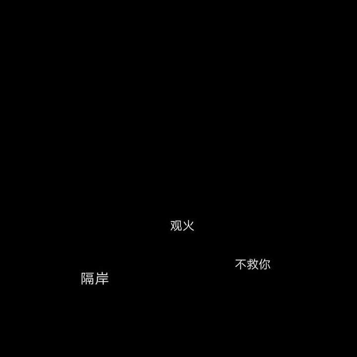 有没有与朋友圈背景图成套的头像(黑色)?