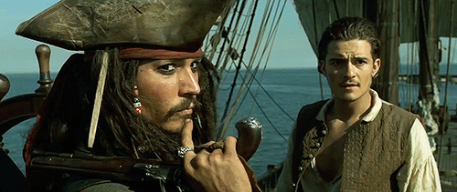 约翰尼德普仿佛与黑珍珠的船长这个角色融为一体.