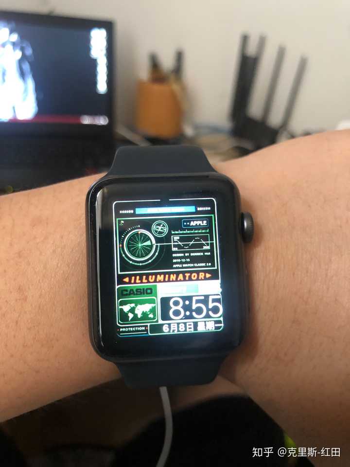 applewatch卡西欧表盘,applewatch卡西欧壁纸 有哪些有意思的apple watch表盘照片?