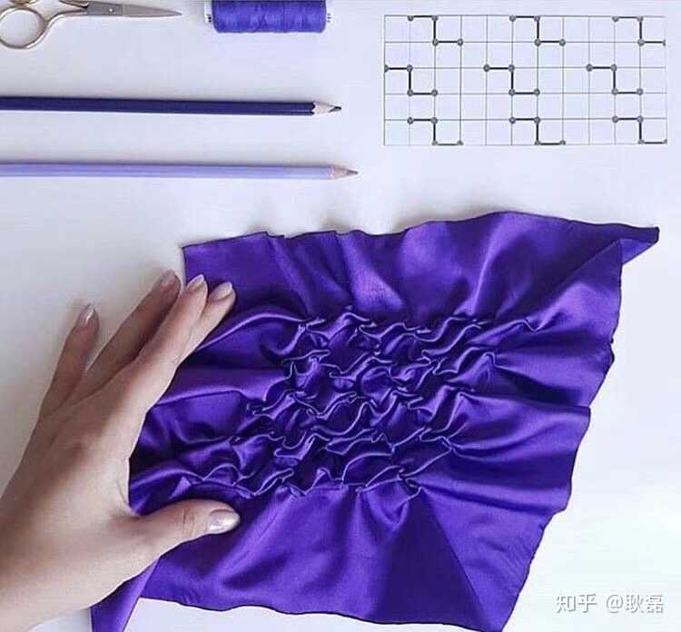 加拿大褶裥绣 (canadian smocking)图解分享