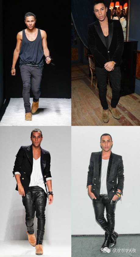 olivier rousteing in chelsea boots