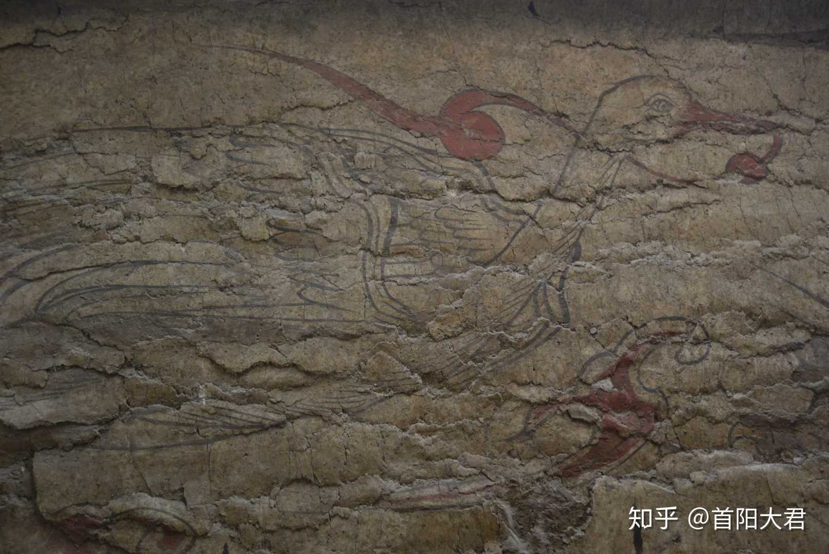算是在河北省博物院最惊奇的部分,北齐文宣帝高洋武宁陵壁画