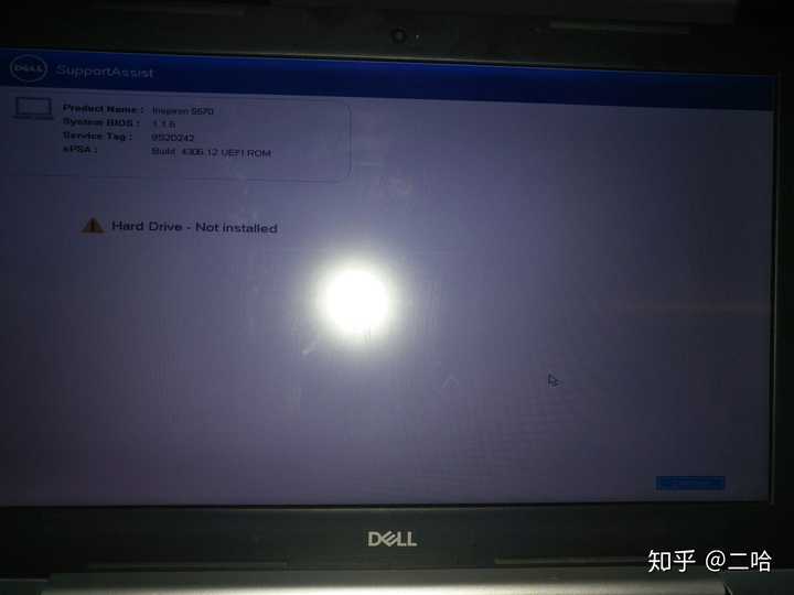 戴尔5570开机如此画面求大神支招