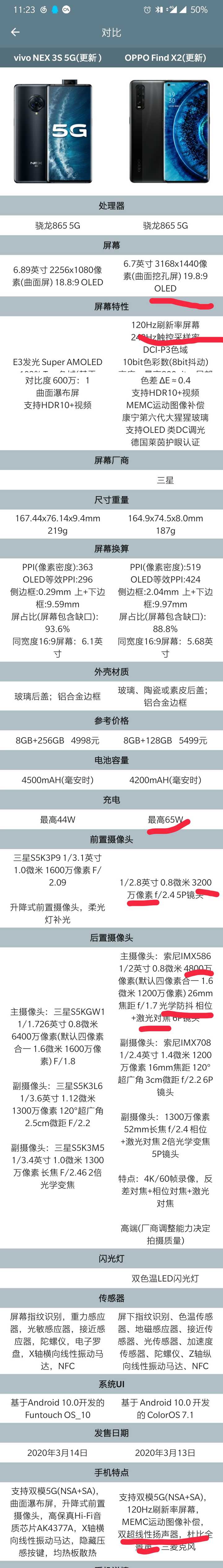 vivo nex3s和oppo findx2,哪个好?