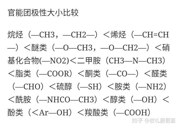 有机物极性如何判断,与官能团什么关系?