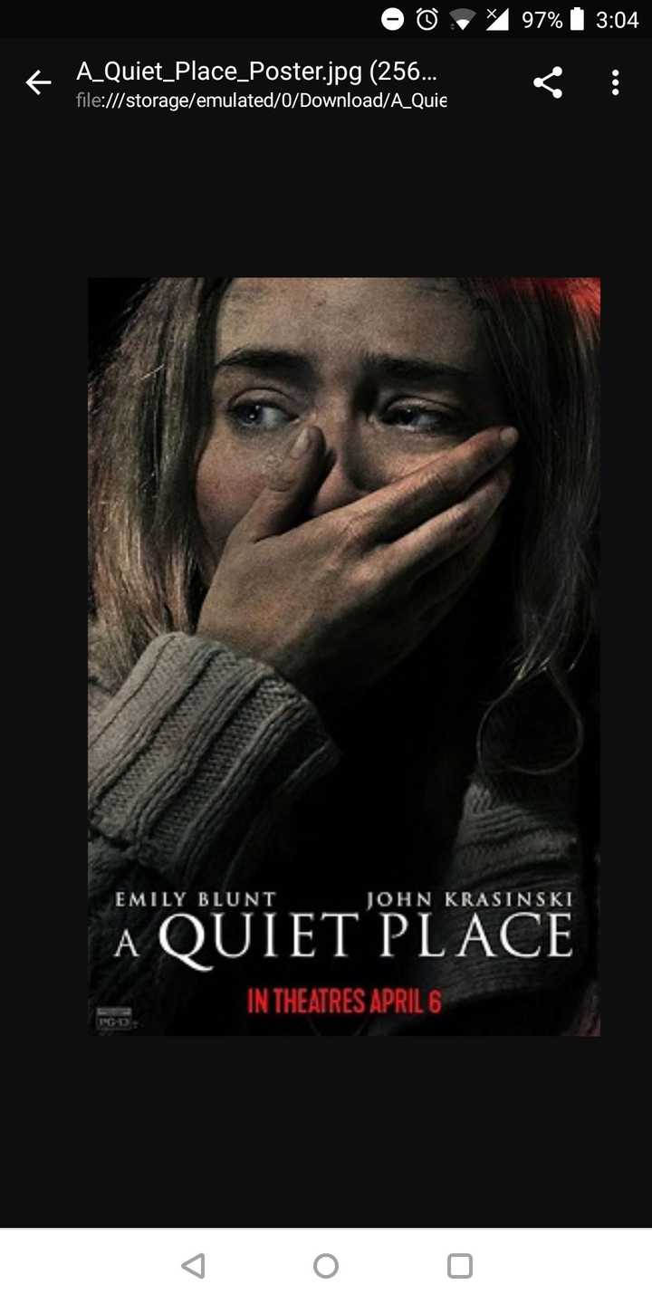 一部新片,emily blunt 的 quiet place 噤声)