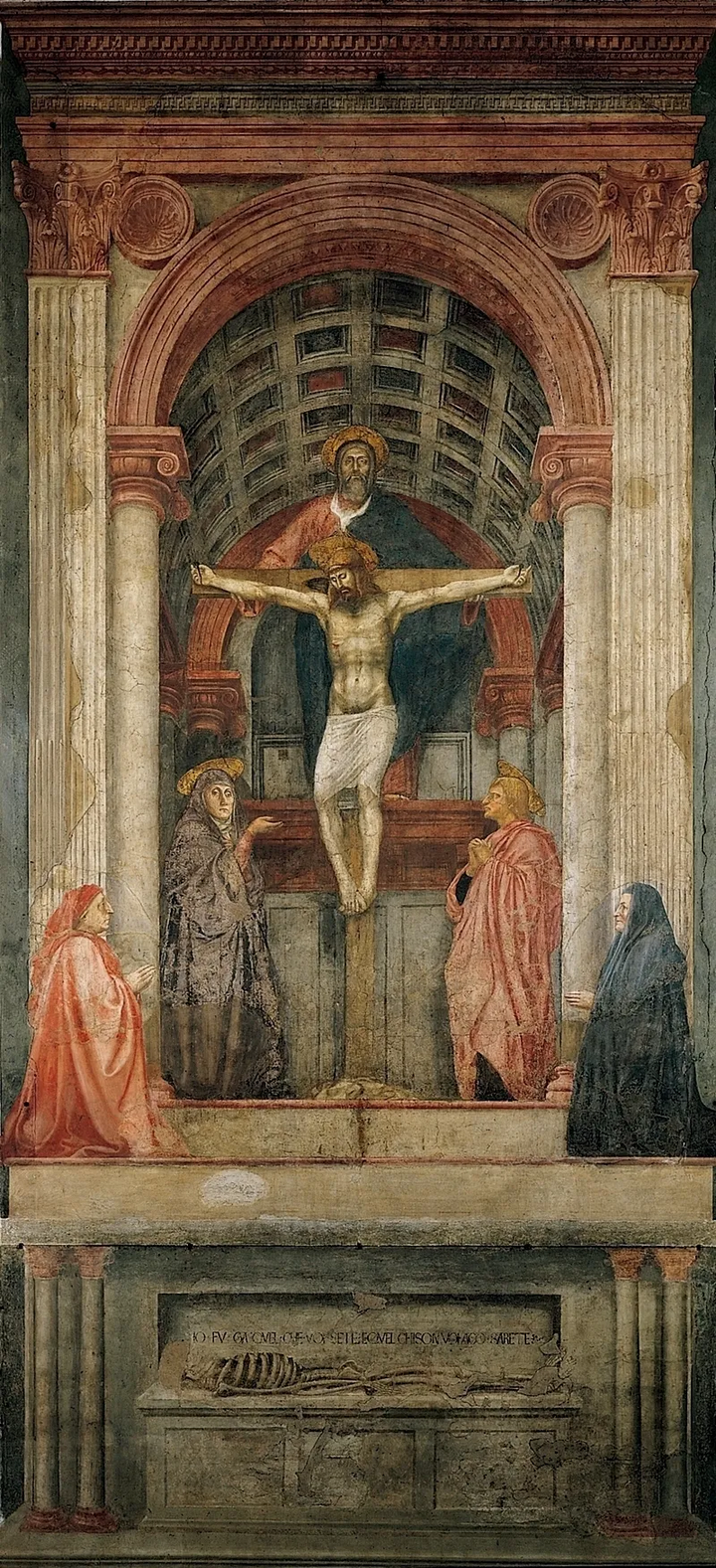 holy trinity(圣三位一体),马萨乔,1427