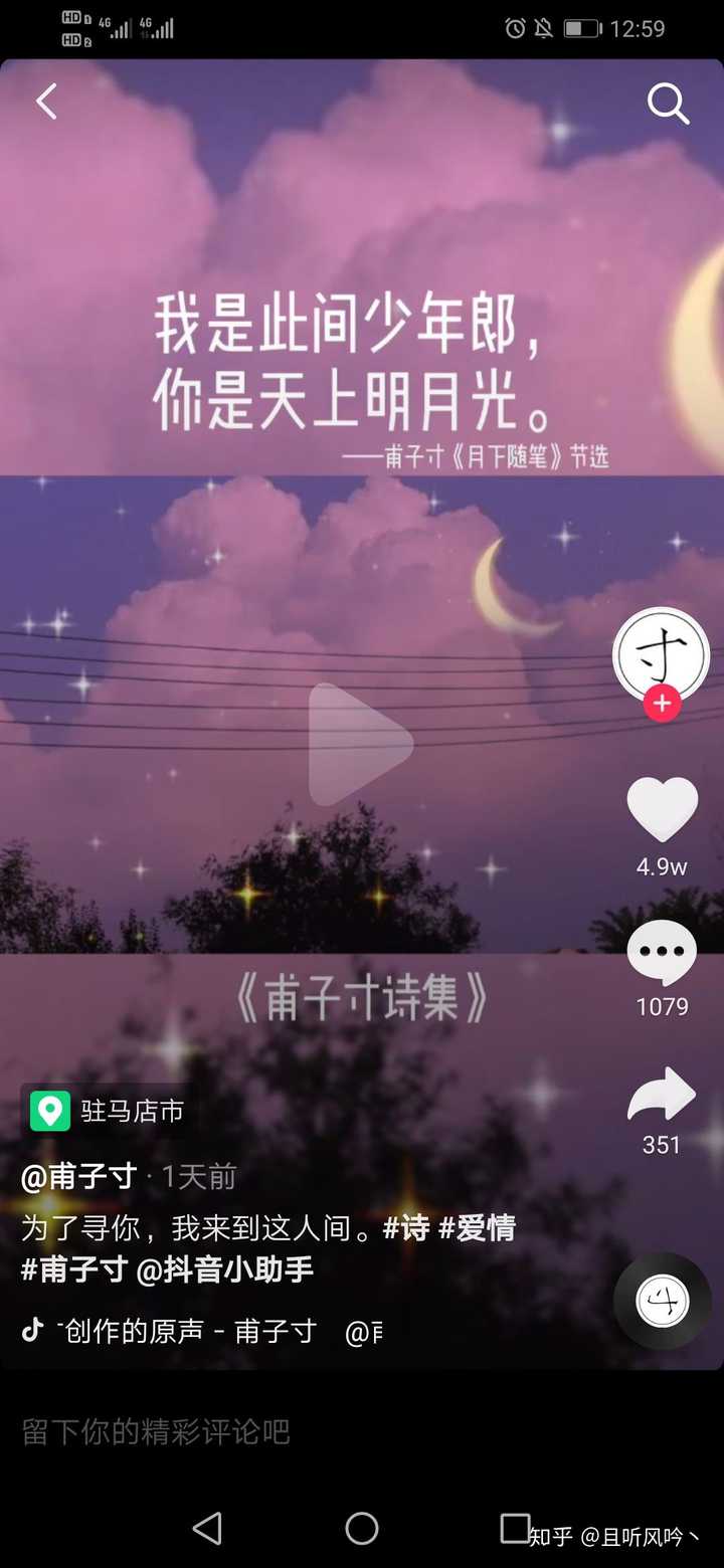 如何评价甫子寸的诗?