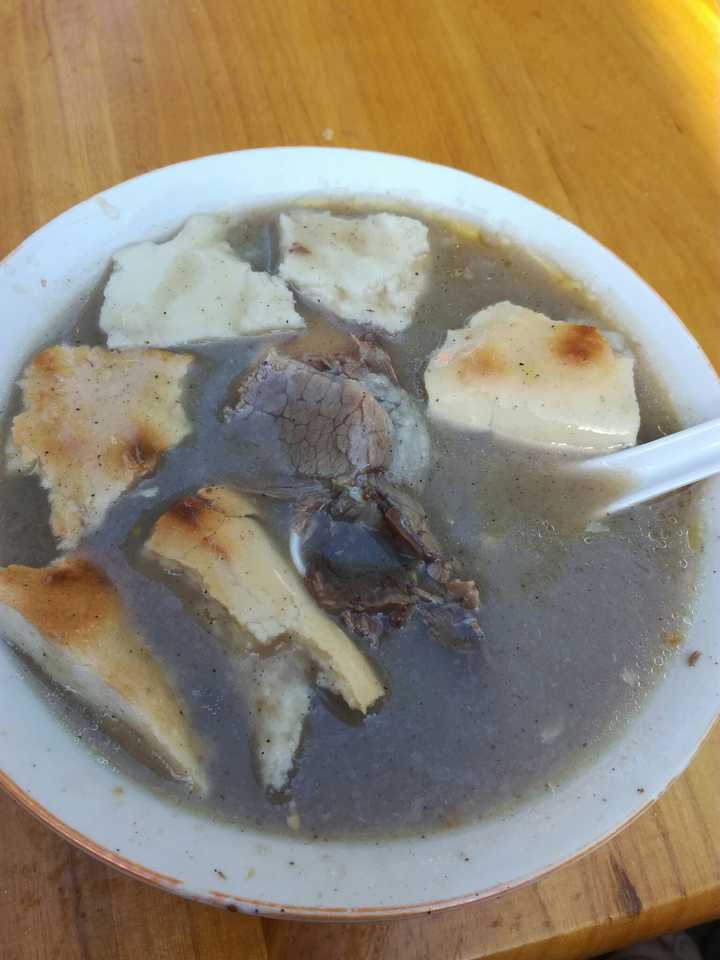 或许开个糁馆子能挣不少钱?