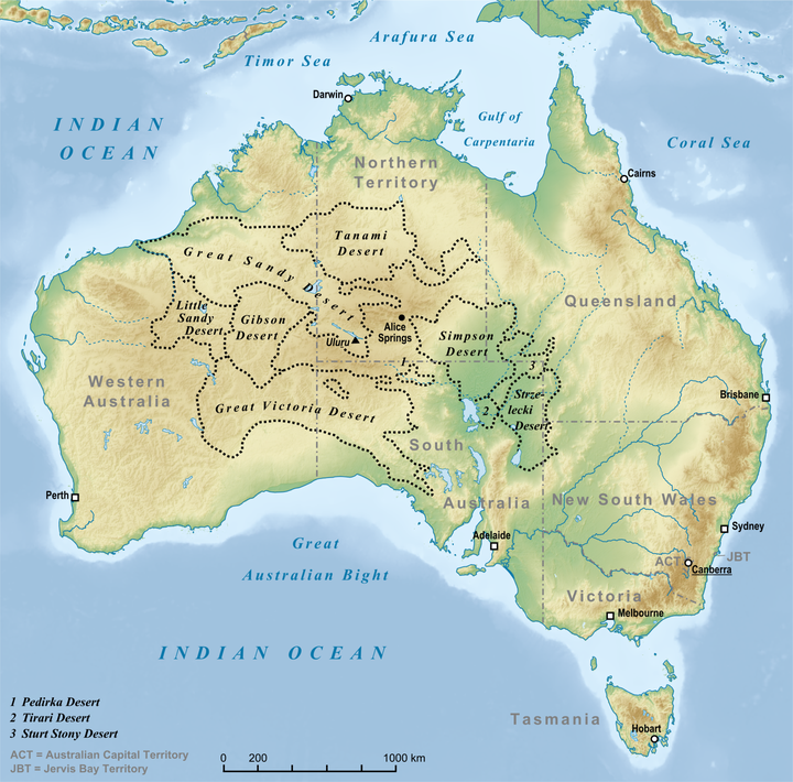 地理咋学的,澳大利亚全是沙漠,只有靠海的地方才适合居住.
